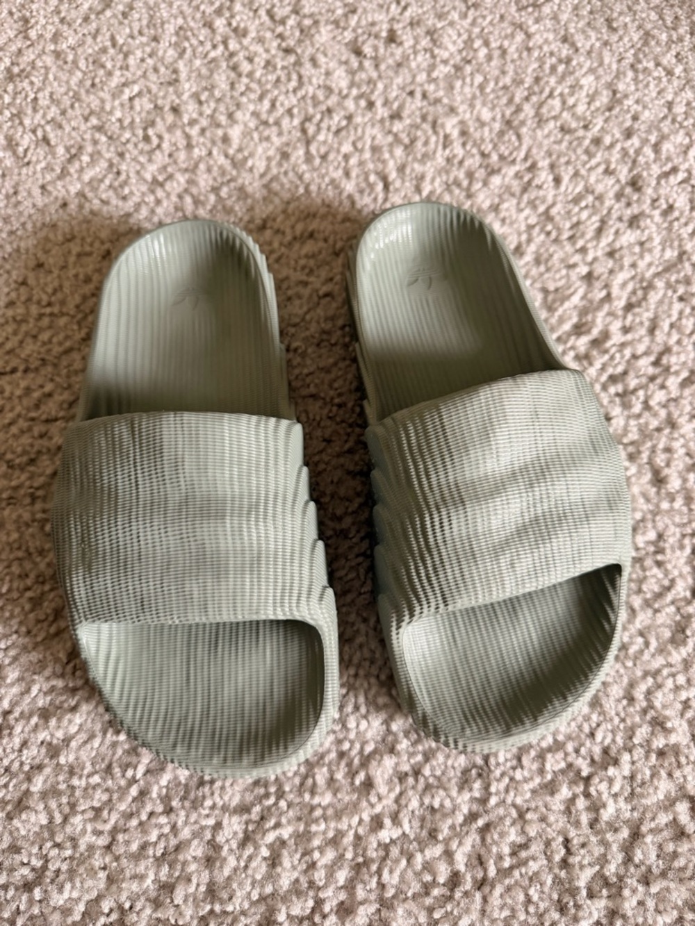 adidas adilette  Mint Green Shoe Box with Branding
